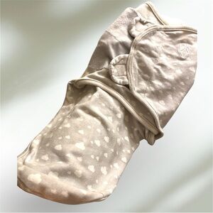 Swaddleme 0-3m Gray and White Clouds Swaddle Sleep Sack Blanket